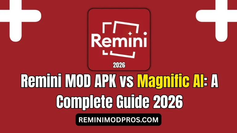 Remini MOD APK vs Magnific AI A Complete Guide 2026